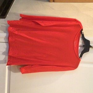 Women's Long Sleeve Red Top